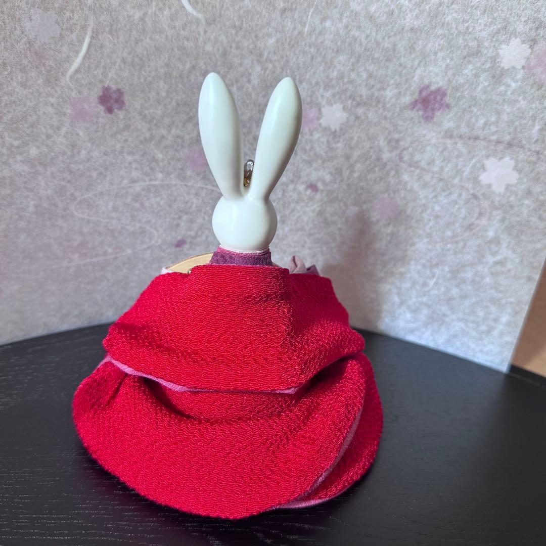 小手毬　雛人形　ウサギ　ハンドメイド