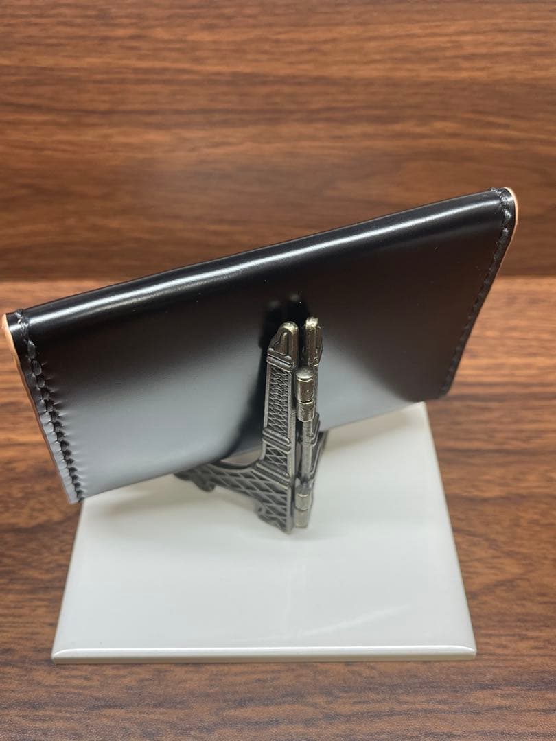 手縫い名刺入れ 新喜皮革製コードバン　K04