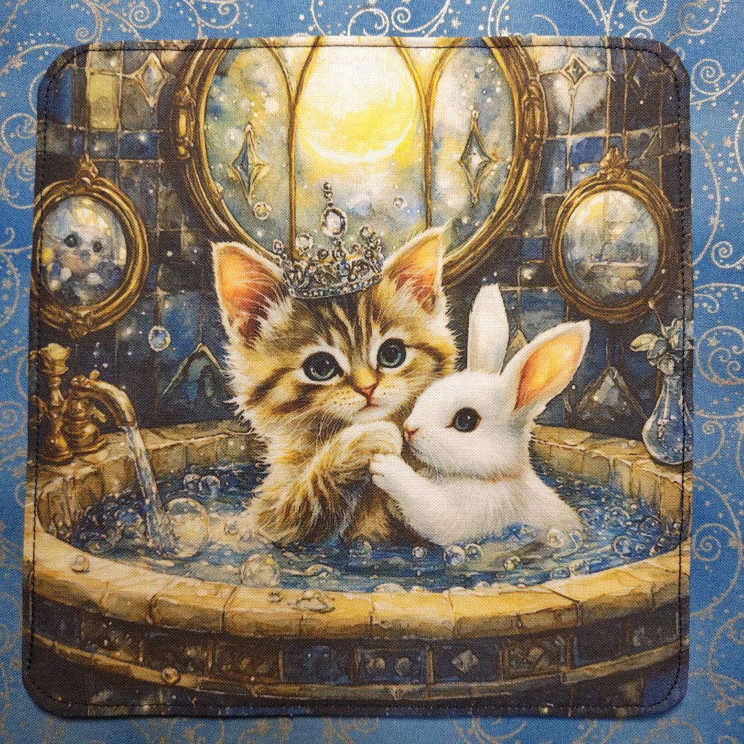 yourelia 4重ハンカチ　ネコちゃん柄　18枚