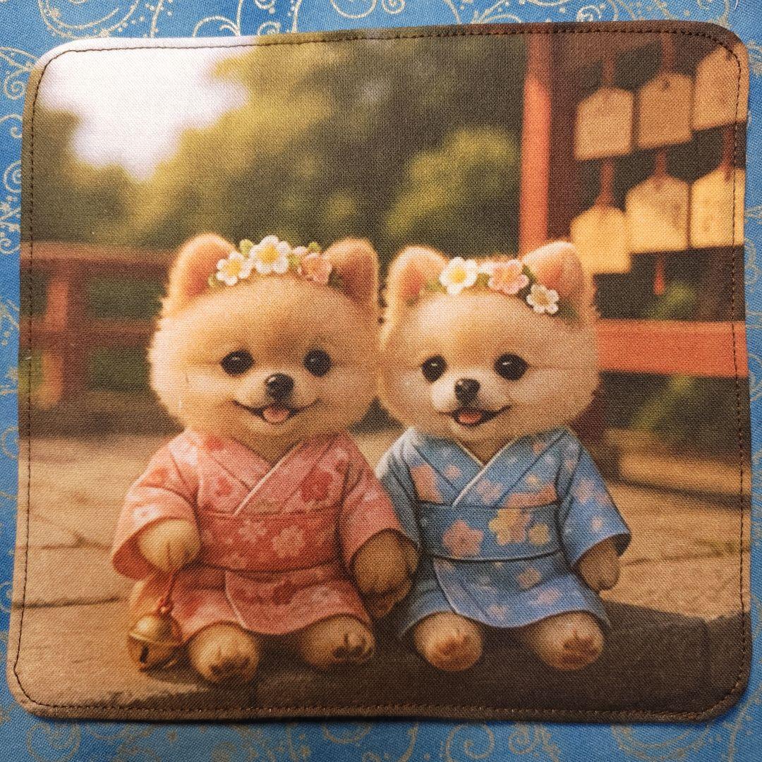 yourelia 4重ハンカチ　ネコちゃん柄　18枚