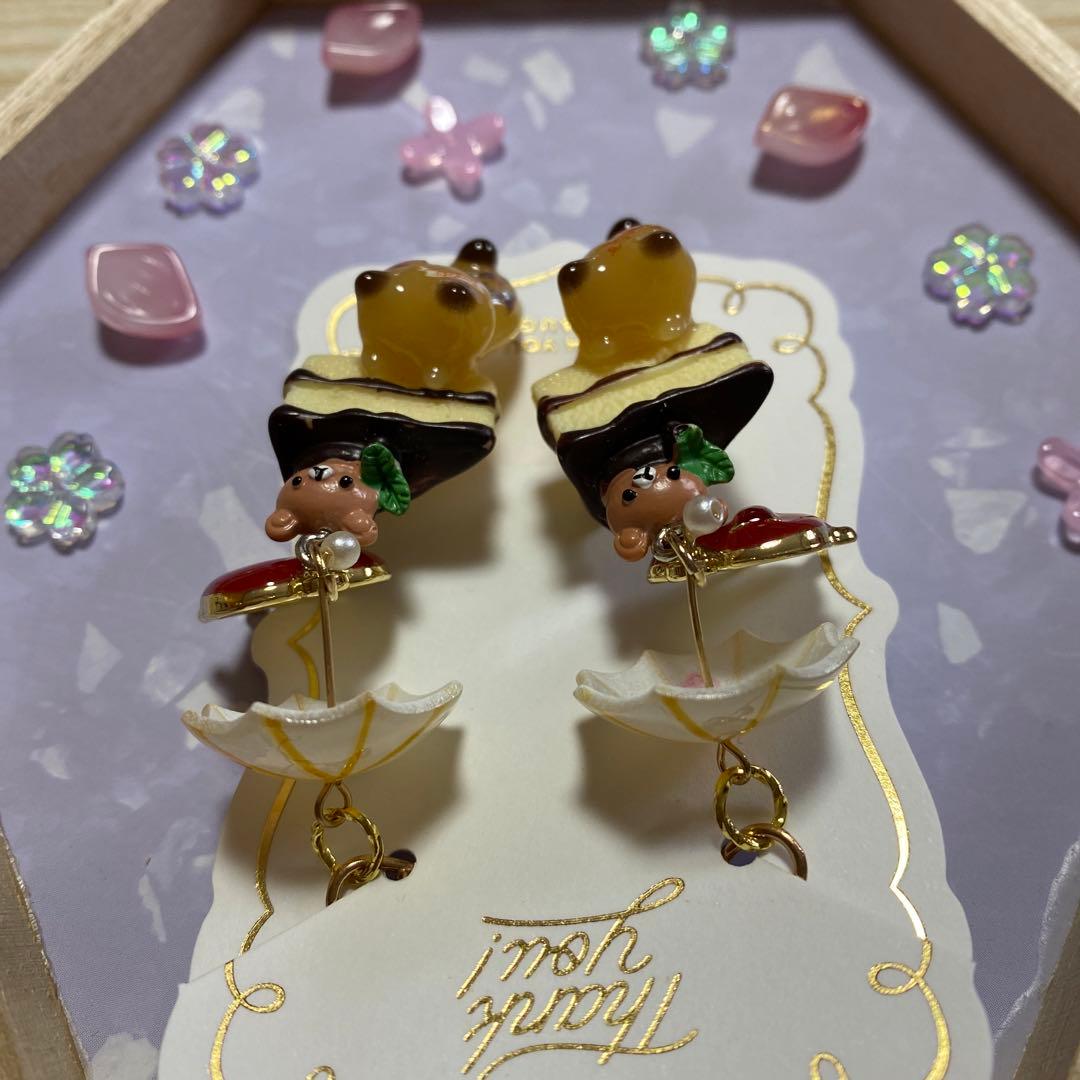 ☆くまさんケーキとsweets猫ちゃんピアス☆①