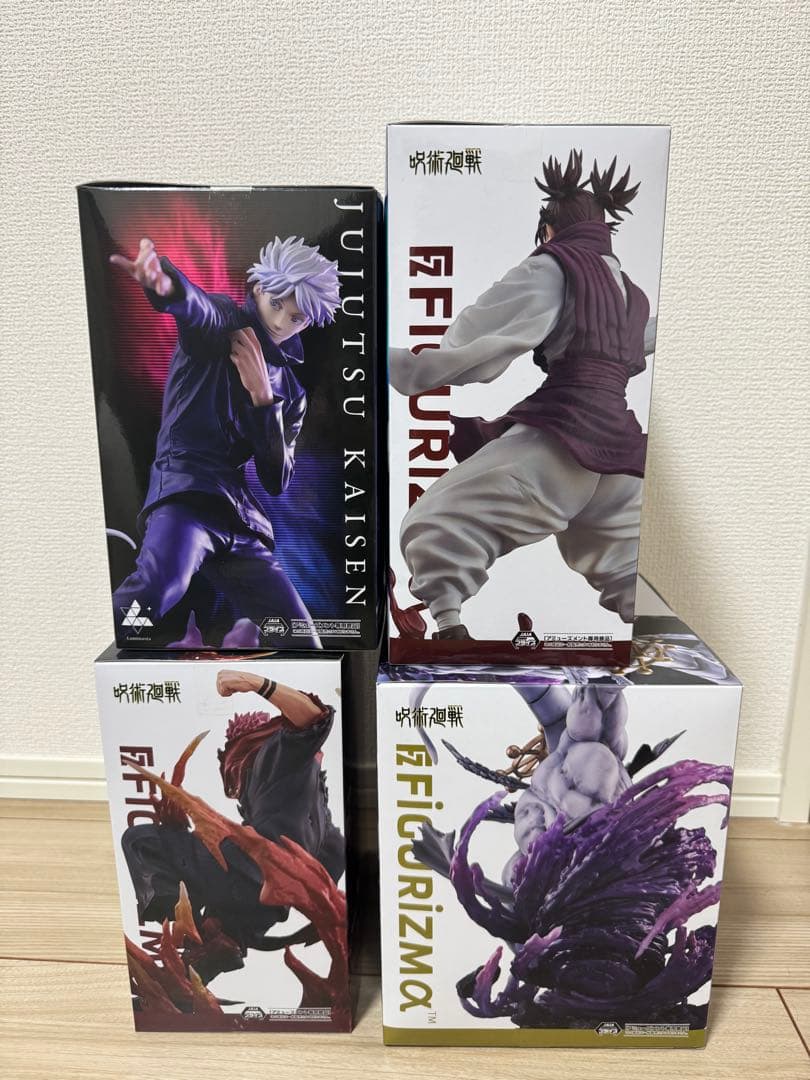 【新品未開封】魔虚羅、宿儺、五条悟、脹相 フィギュア 4体セット