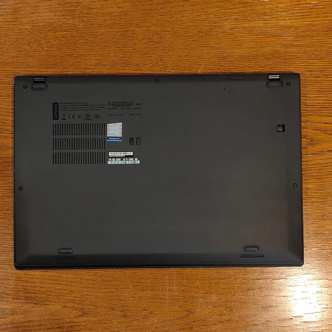 訳ありThinkPad X1 Cabon CORE i5 Office 2019
