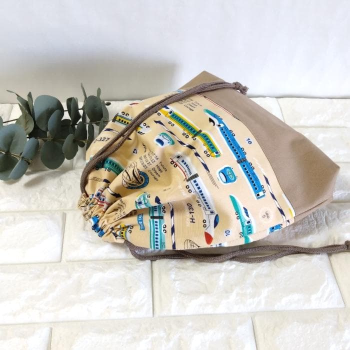 《通園・通学3点セット》新幹線・イエロー　＃n1372