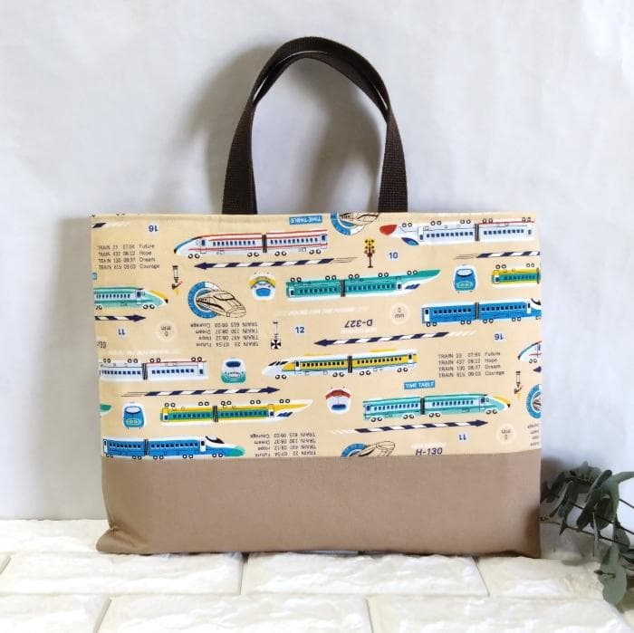 《通園・通学3点セット》新幹線・イエロー　＃n1372