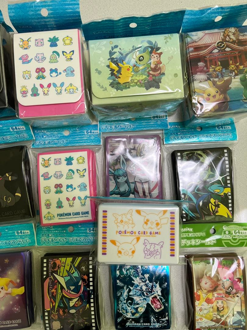 ポケモンカード　デッキシールド　マット　オキナワ　デッキケース　セット　引退