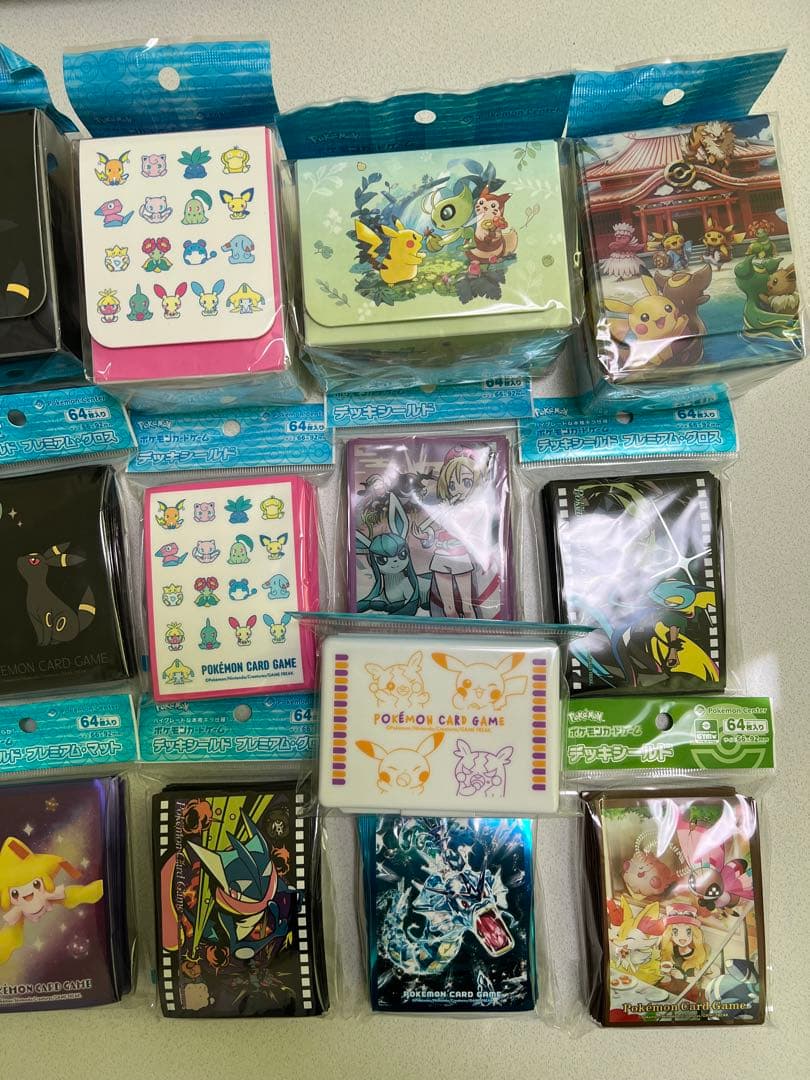 ポケモンカード　デッキシールド　マット　オキナワ　デッキケース　セット　引退