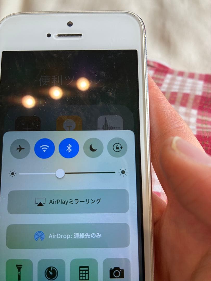 iPhone 5 16GB シルバー 本体 動作良好 Wi-Fi利用可初期化済