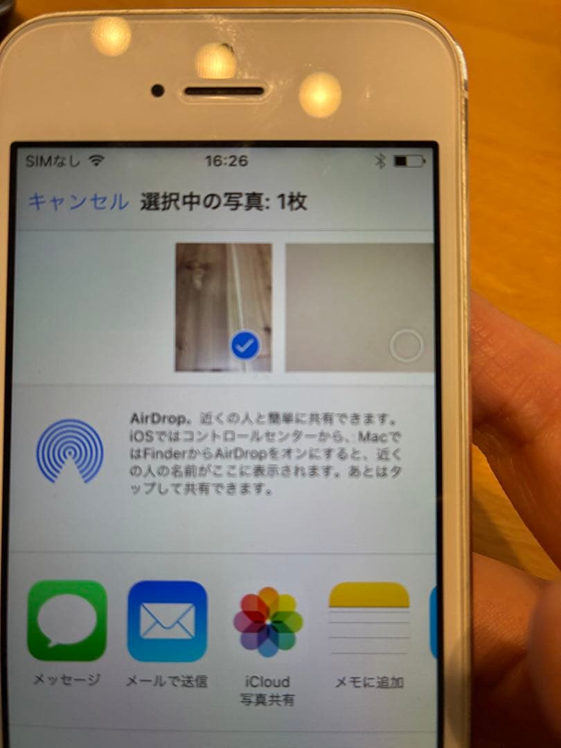 iPhone 5 16GB シルバー 本体 動作良好 Wi-Fi利用可初期化済