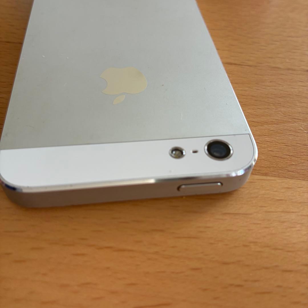 iPhone 5 16GB シルバー 本体 動作良好 Wi-Fi利用可初期化済