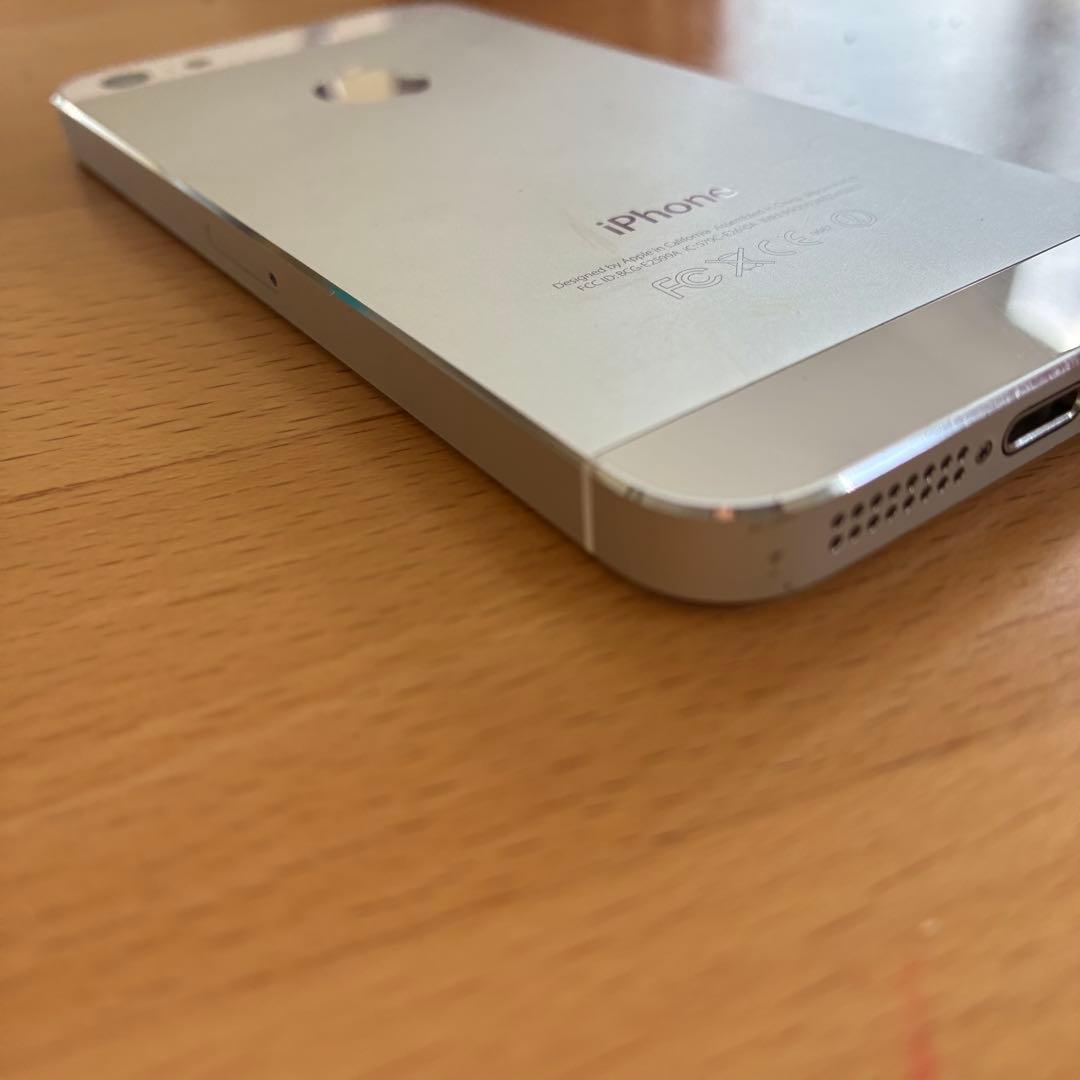 iPhone 5 16GB シルバー 本体 動作良好 Wi-Fi利用可初期化済