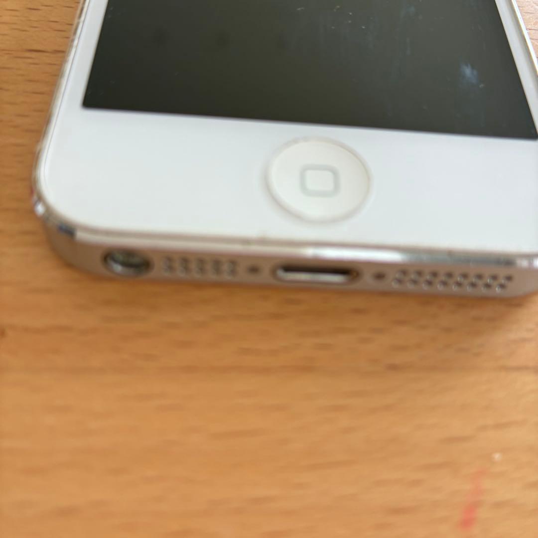 iPhone 5 16GB シルバー 本体 動作良好 Wi-Fi利用可初期化済