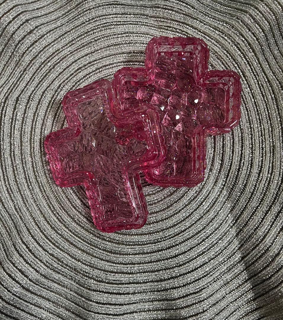 十字架 キラキラ 小物入れ シリコンモールド クロス