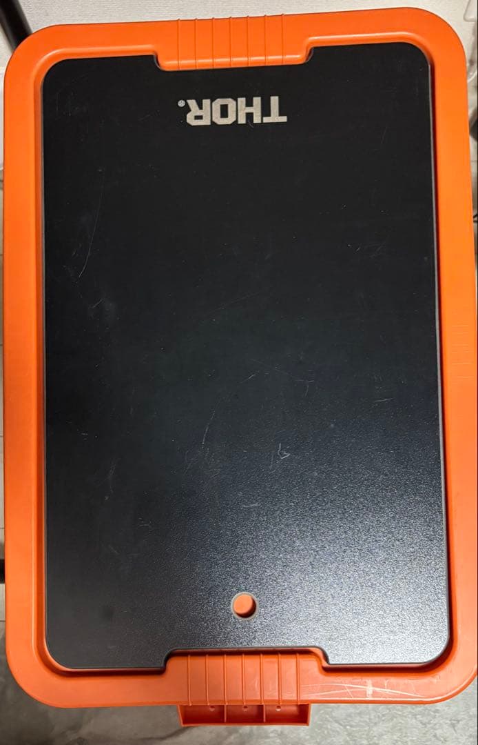 2/28まで　ソー　75L 2個セット　天板付き　コンテナ　オレンジ