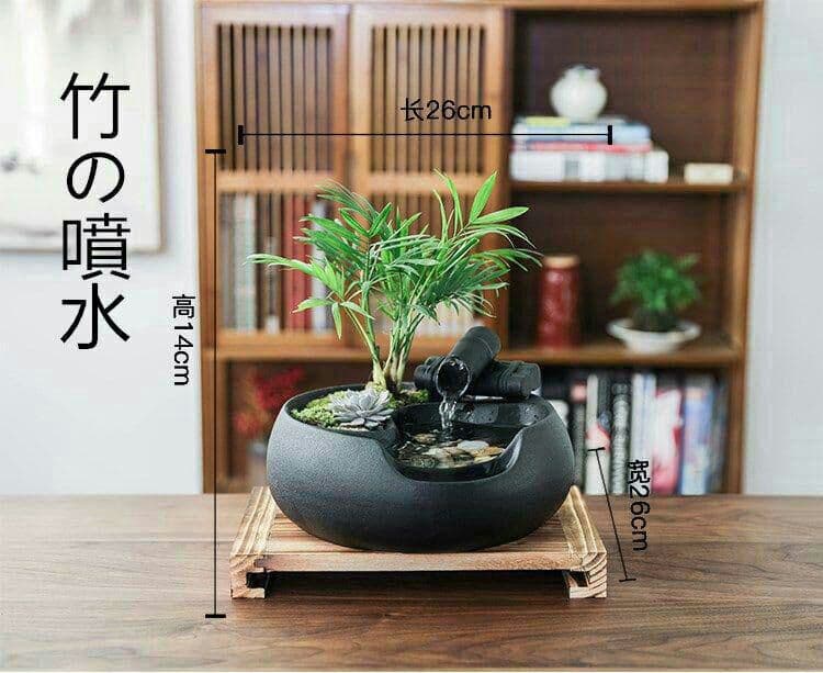 アイデア植木盆栽家の室内玄関の小さい置物の机の微景観