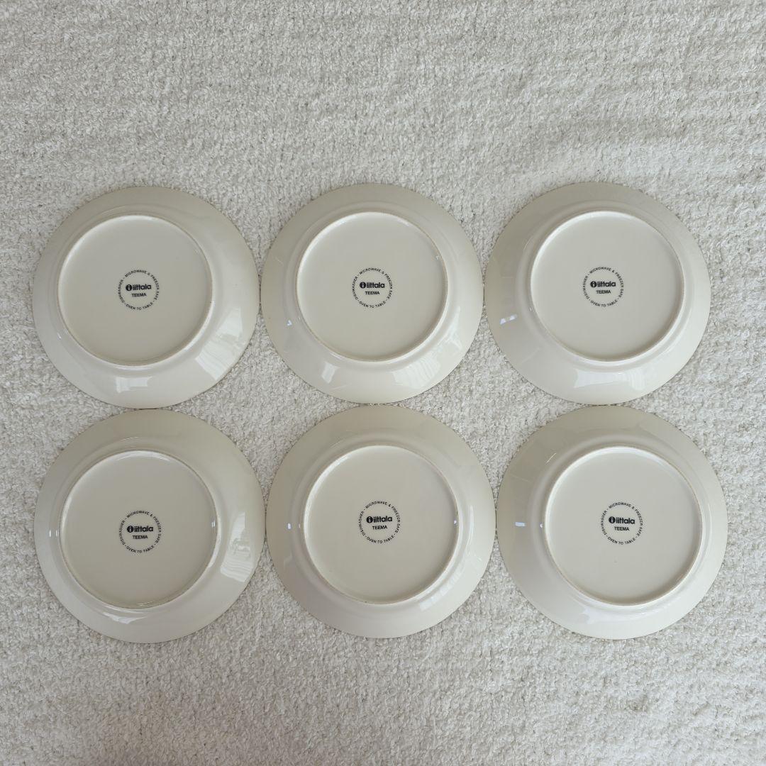  イッタラ✨️TEEMA ティーマ プレート 17cm 6枚