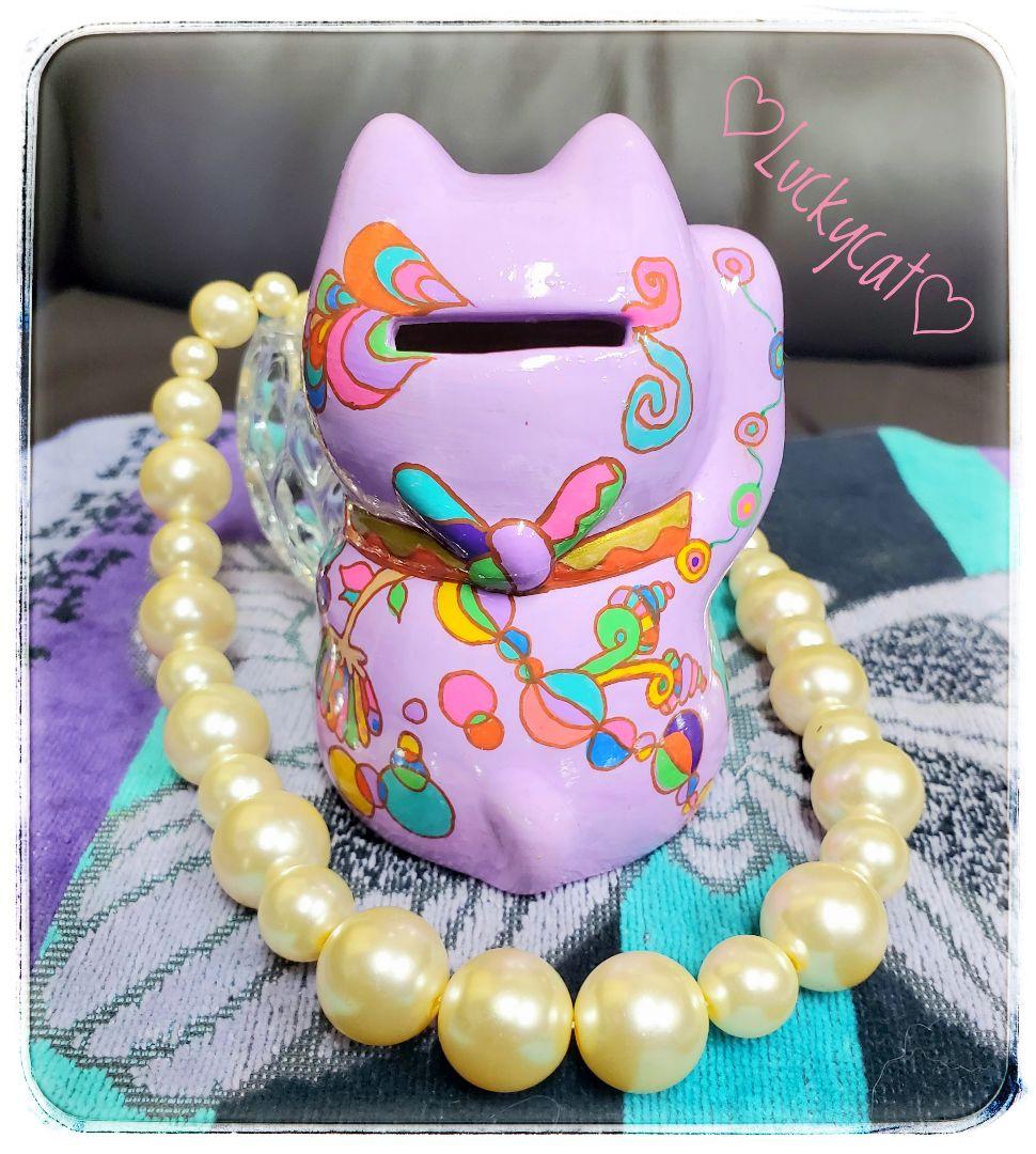 福を呼ぶ招き猫オリジナルアートLuckycat