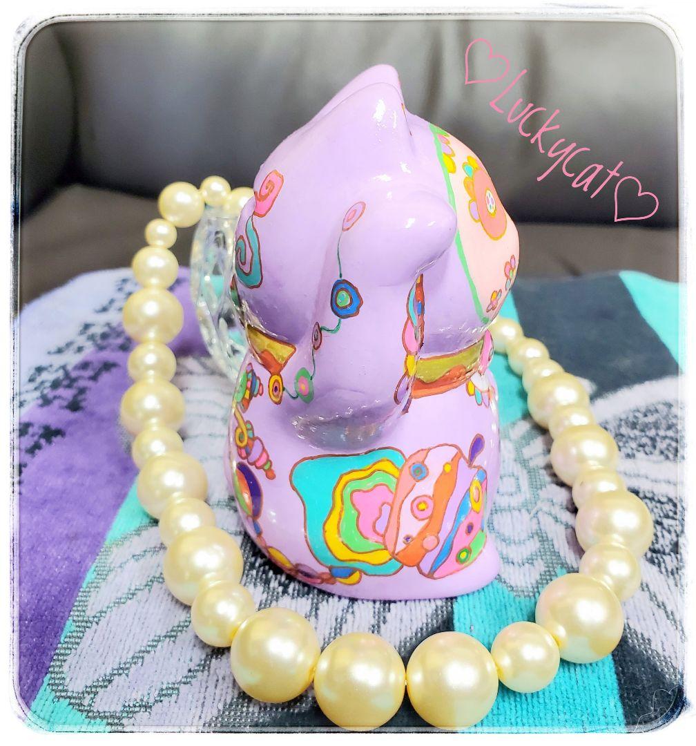 福を呼ぶ招き猫オリジナルアートLuckycat