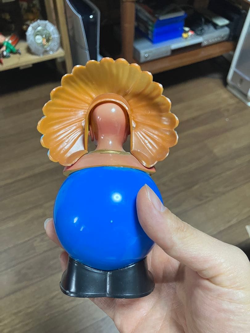 インディアンの頭飾りの置物　アンティーク