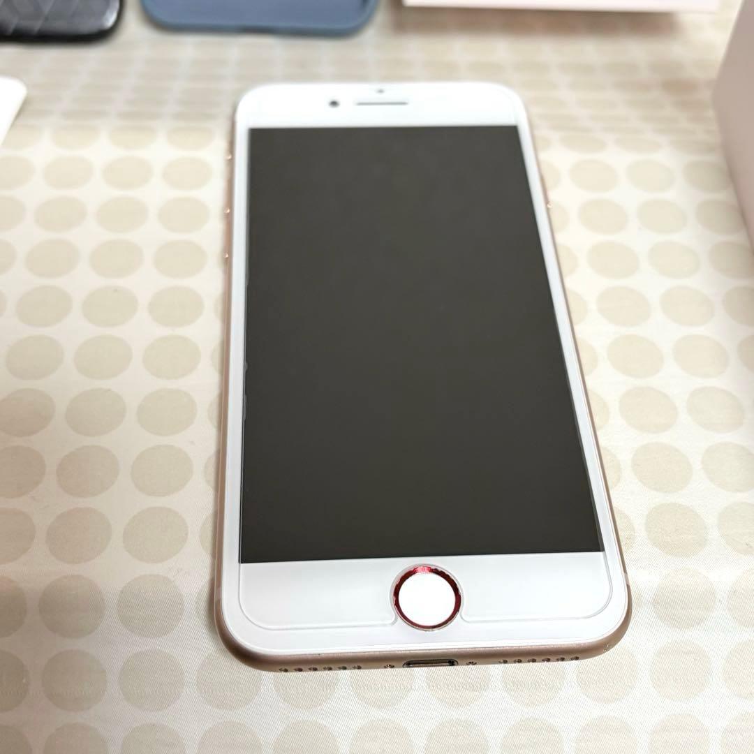 【美品】iPhone8 64GB SIMフリー Gold イヤホン、ケーブルあり