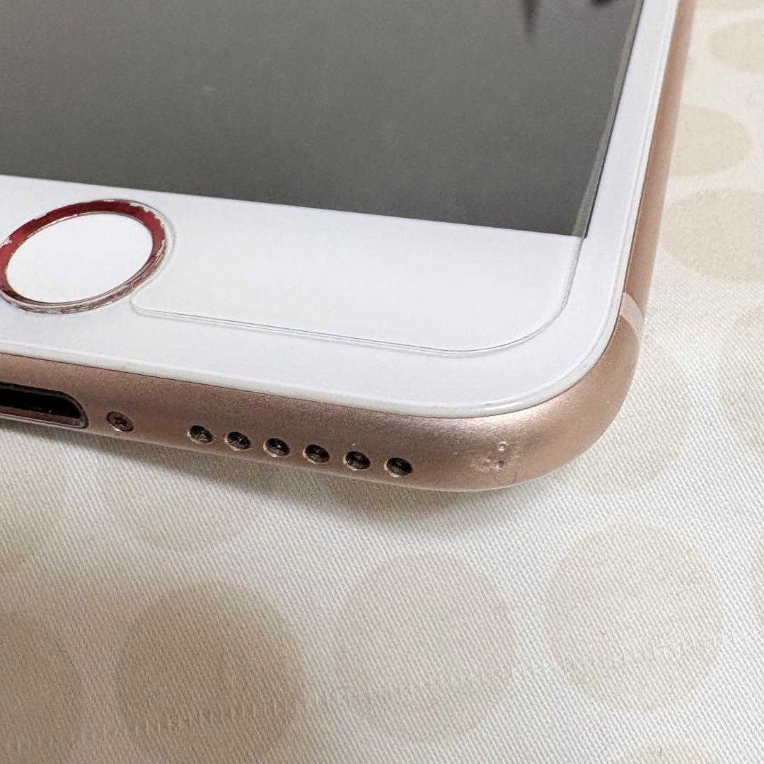 【美品】iPhone8 64GB SIMフリー Gold イヤホン、ケーブルあり