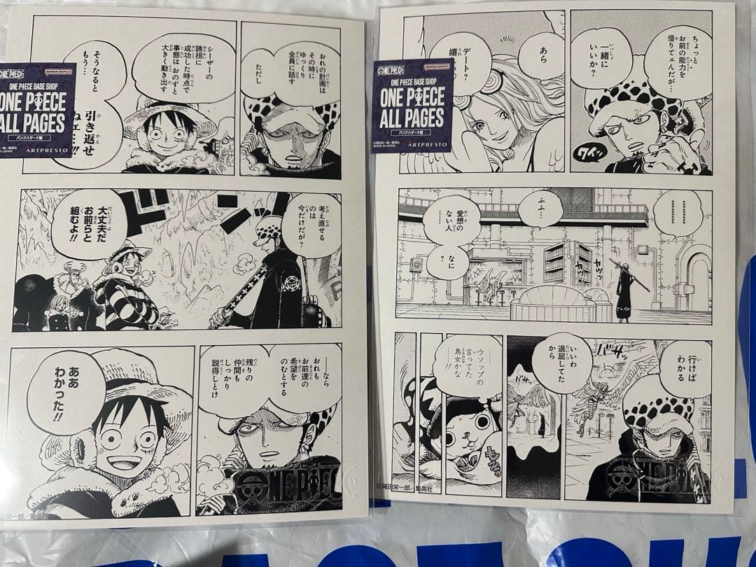 ONE PIECE BASESHOP ALL PAGES ロー　B5 6枚