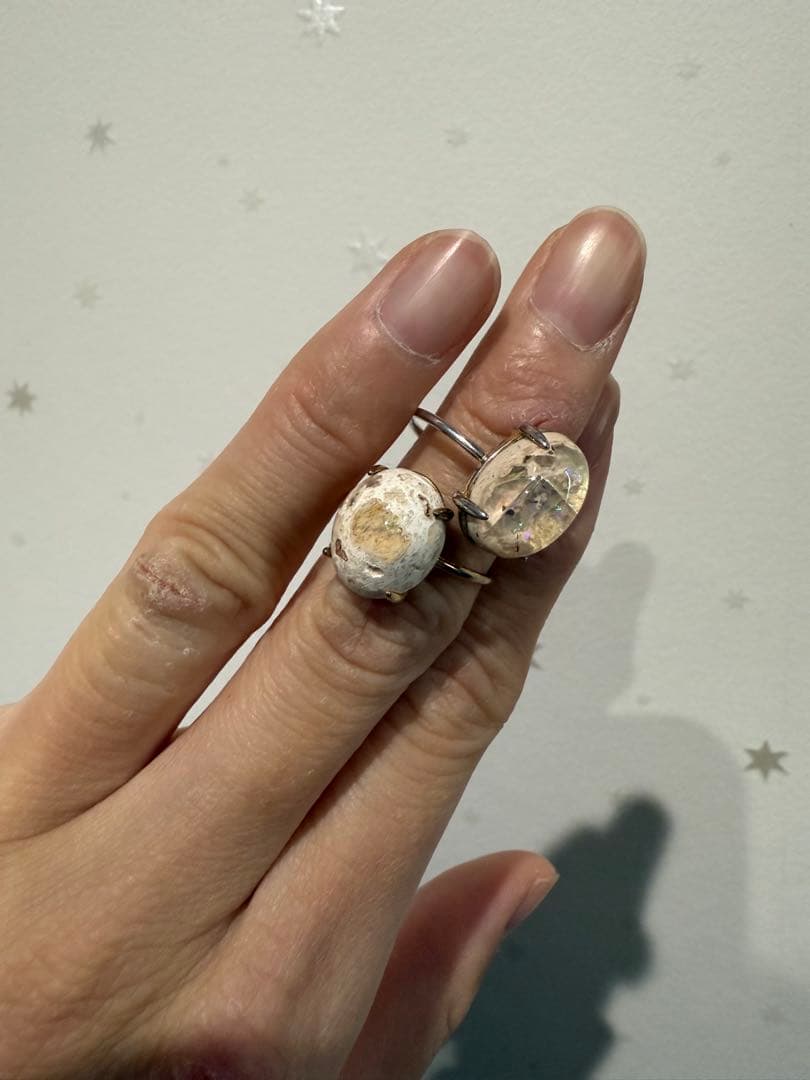 カンテラオパール リング ハンドメイド