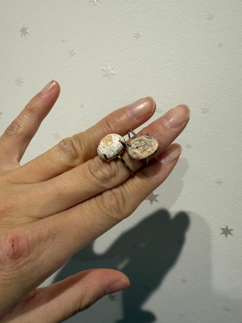 カンテラオパール リング ハンドメイド