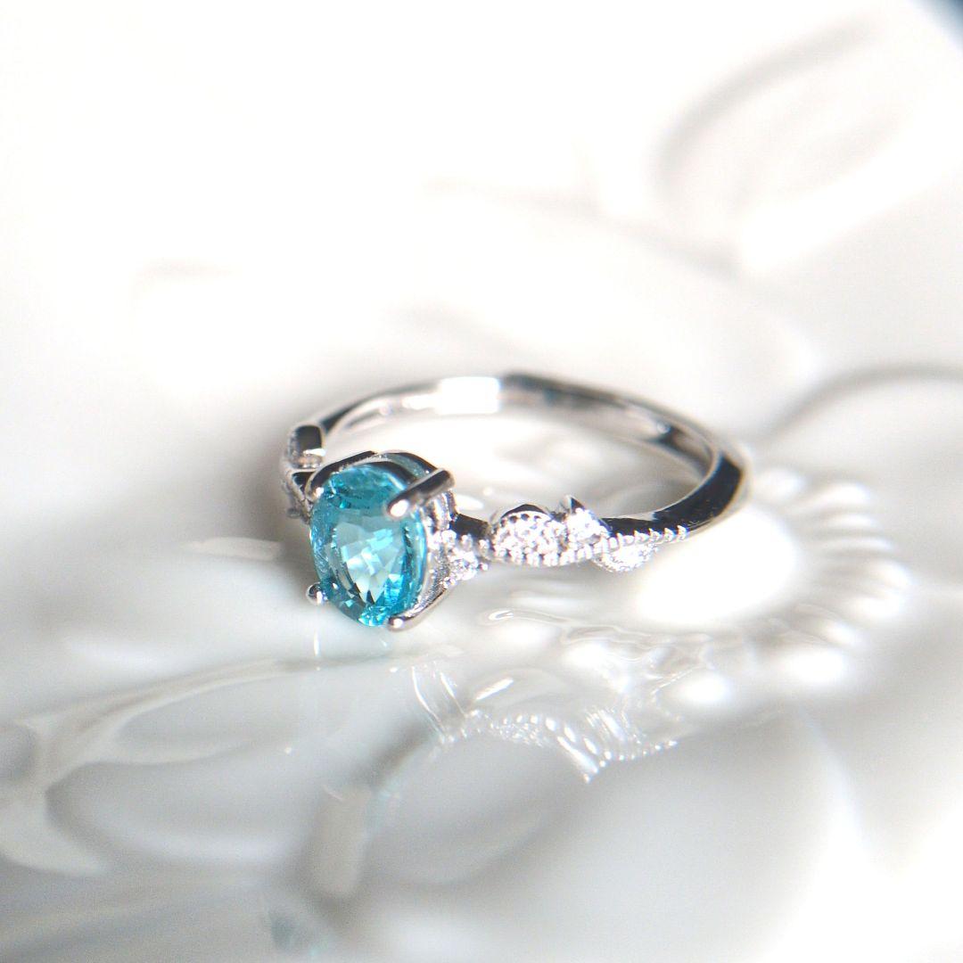 0.9ct アパタイト　リング