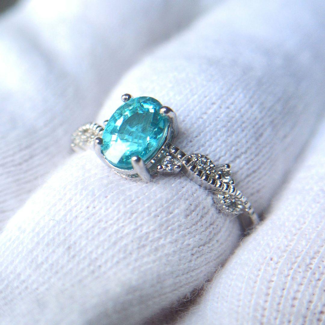 0.9ct アパタイト　リング