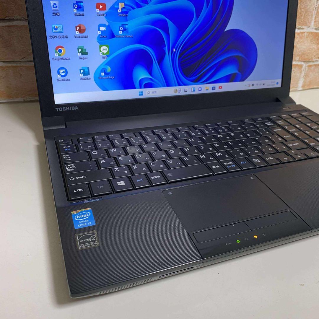 TOSHIBA Dynabookノート PC 高速起動SSD オフィス2024年
