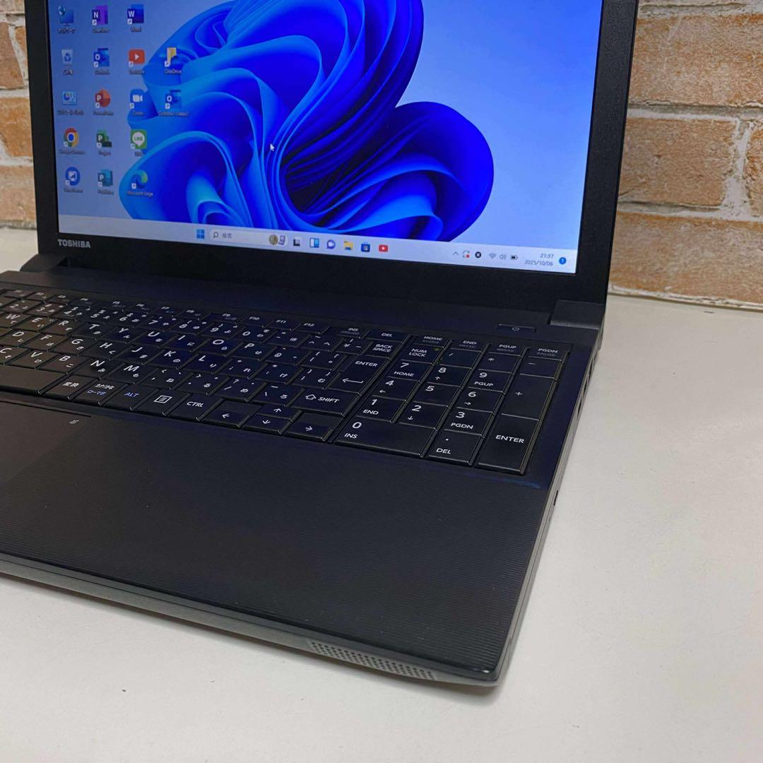 TOSHIBA Dynabookノート PC 高速起動SSD オフィス2024年