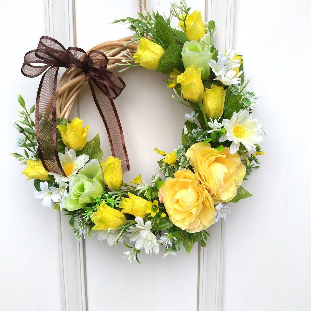 みりあん　フラワーリース　イエロー