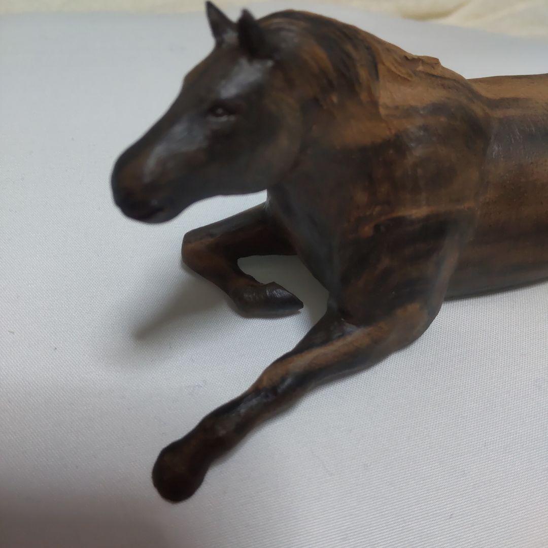 木彫り 午年 上原工芸