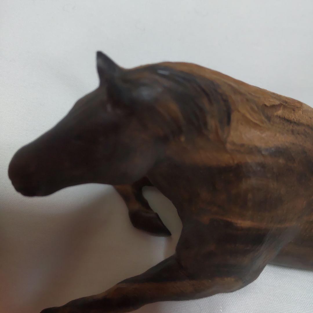 木彫り 午年 上原工芸