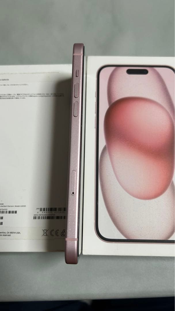 Iphone 15plus 256gb ピンク色