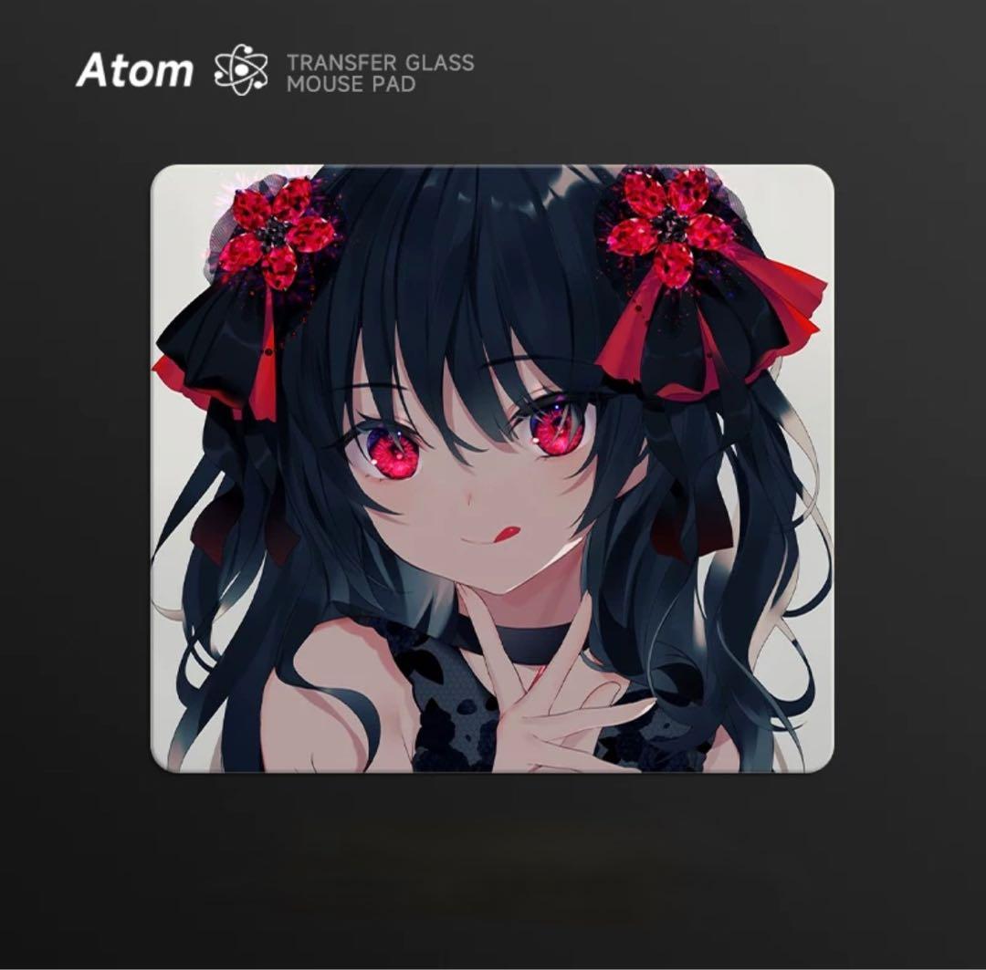 Atom ゲーミングガラスマウスパッド【 I 】新品