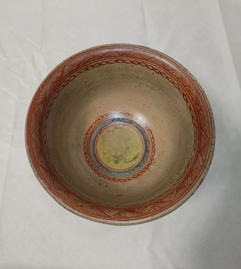 万古焼、有節万古の盃洗です