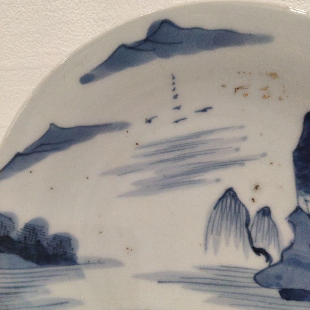 時代古作品　中国　古染付　皿　E