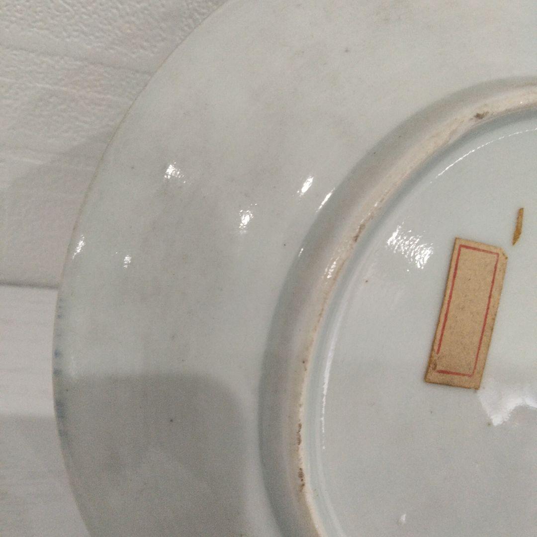 時代古作品　中国　古染付　皿　E
