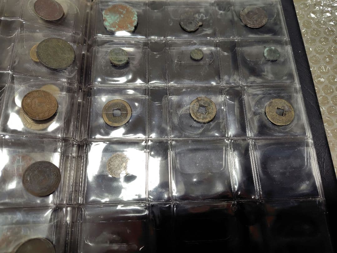 古銭　　まとめ　ファイル　古代ローマ　中国　銀貨　銅貨