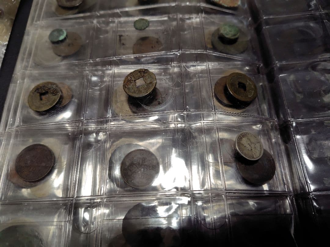 古銭　　まとめ　ファイル　古代ローマ　中国　銀貨　銅貨