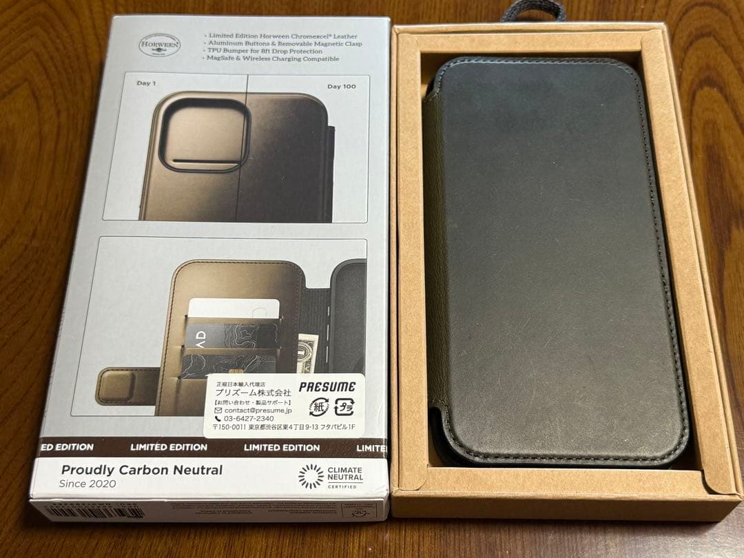 iPhone16 Pro MAX用　NOMAD手帳型レザーケース