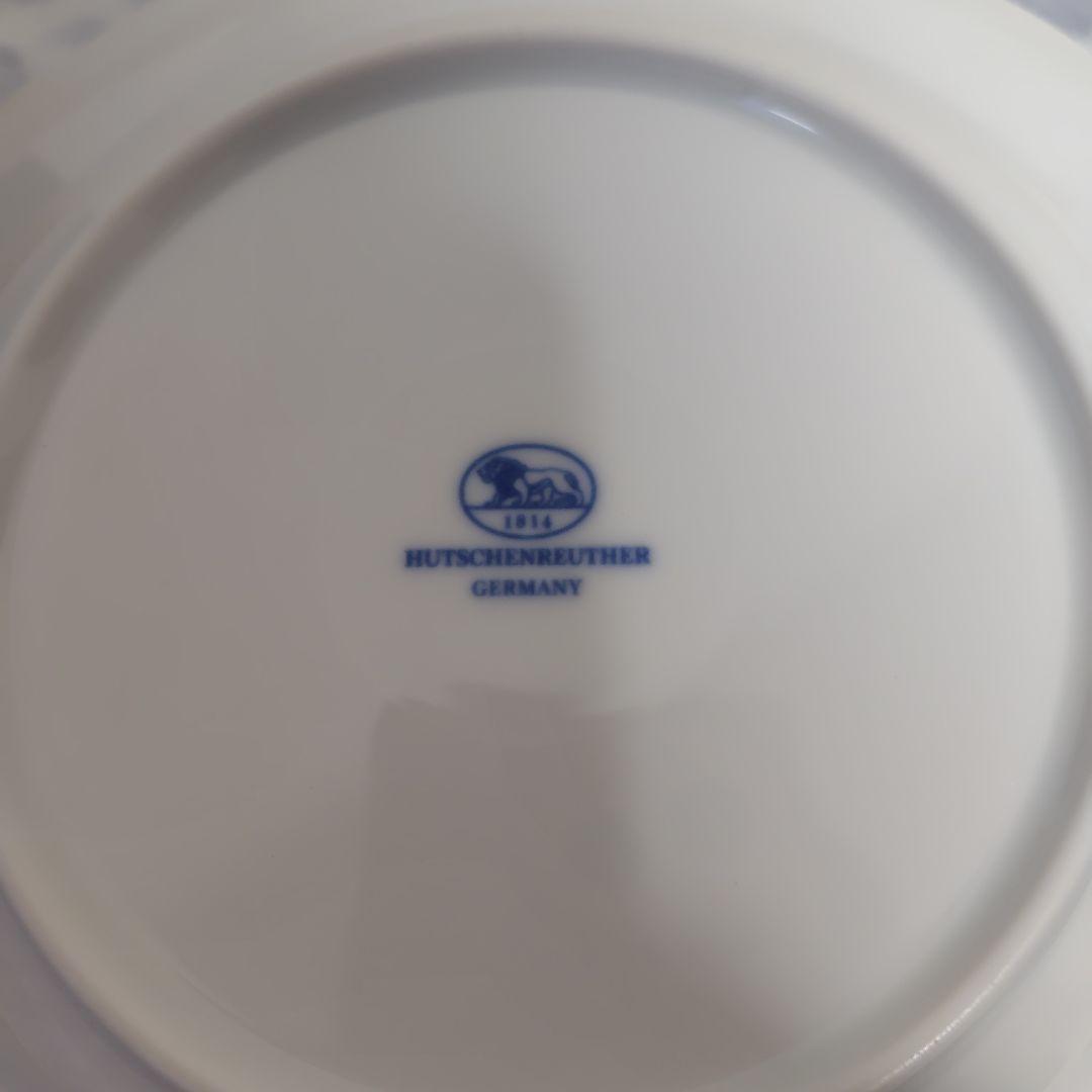 Hutschenreuther 青い花柄皿 4枚セット　新品未使用♡