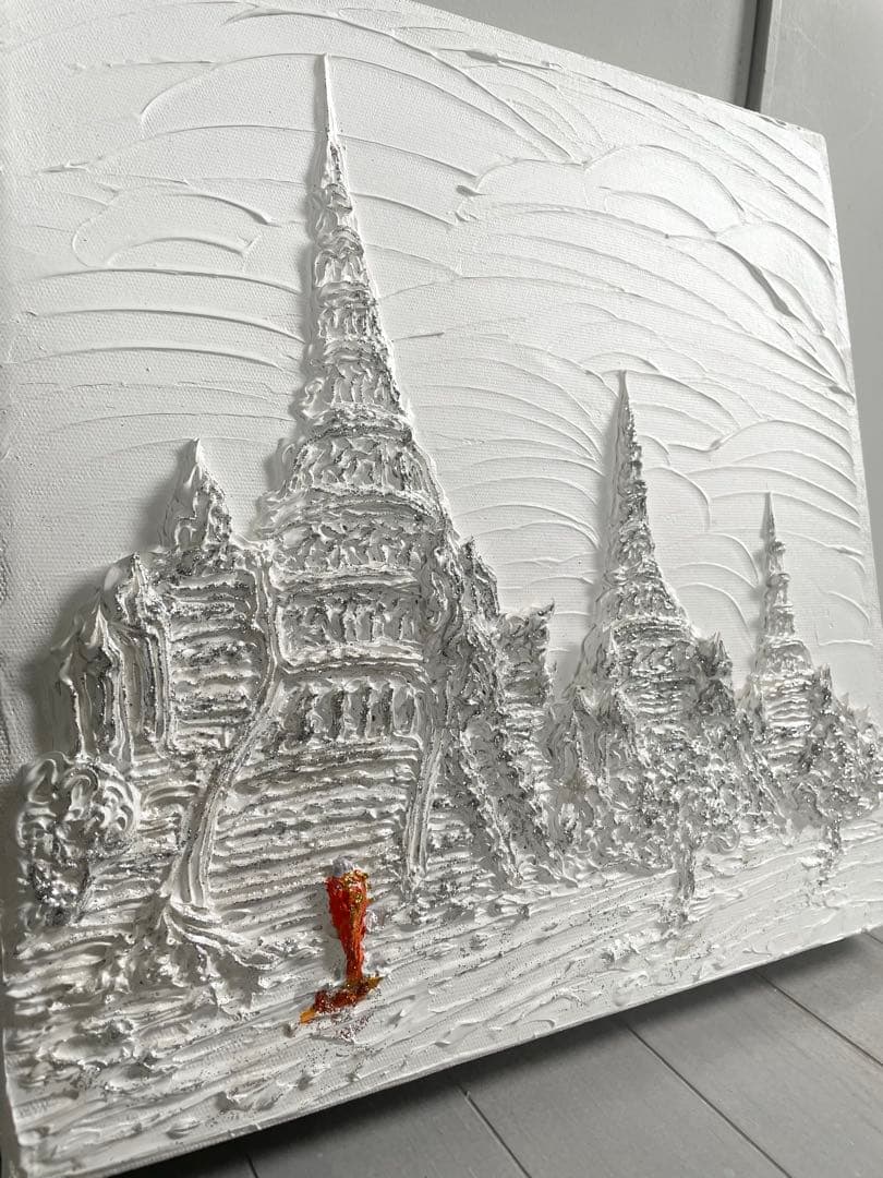 テクスチャーアート 寺院風景 2025年