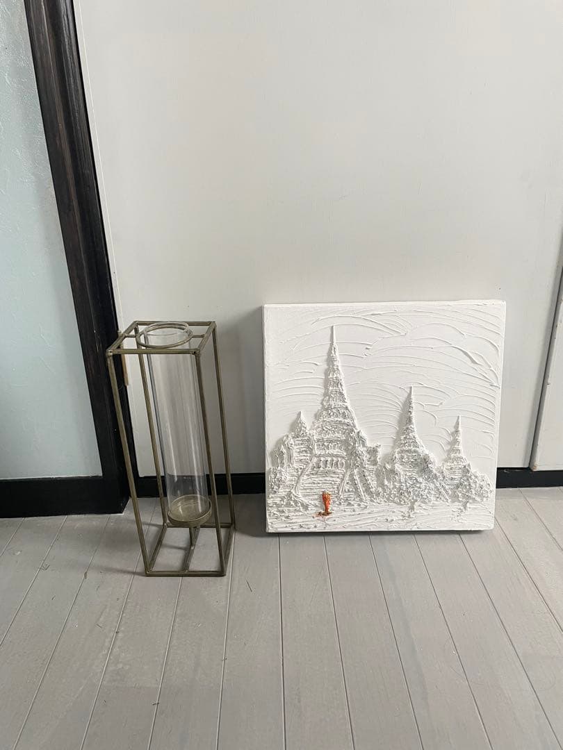 テクスチャーアート 寺院風景 2025年