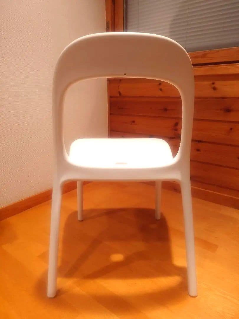 【IKEA】 URBAN ウルバン スタッキングチェア 白 イタリア 廃盤 希少