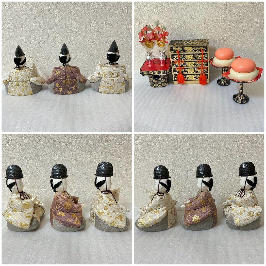 15人　雛人形 木目込み　雛壇　お雛様　ひな人形　人形　ひな段　道具