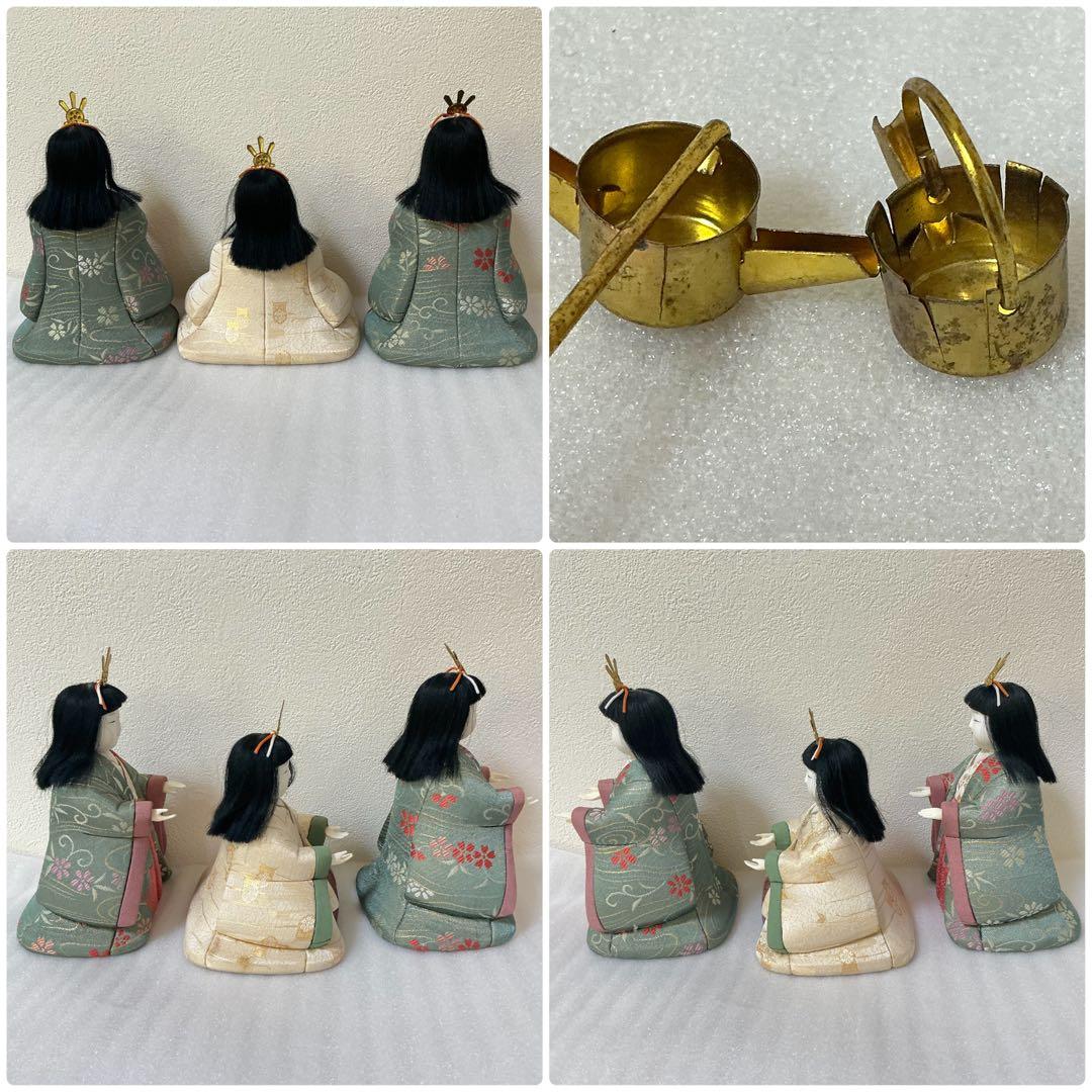 15人　雛人形 木目込み　雛壇　お雛様　ひな人形　人形　ひな段　道具