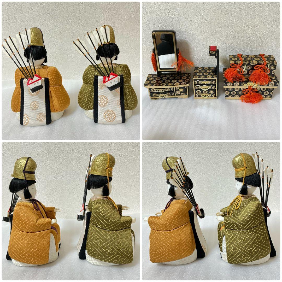 15人　雛人形 木目込み　雛壇　お雛様　ひな人形　人形　ひな段　道具